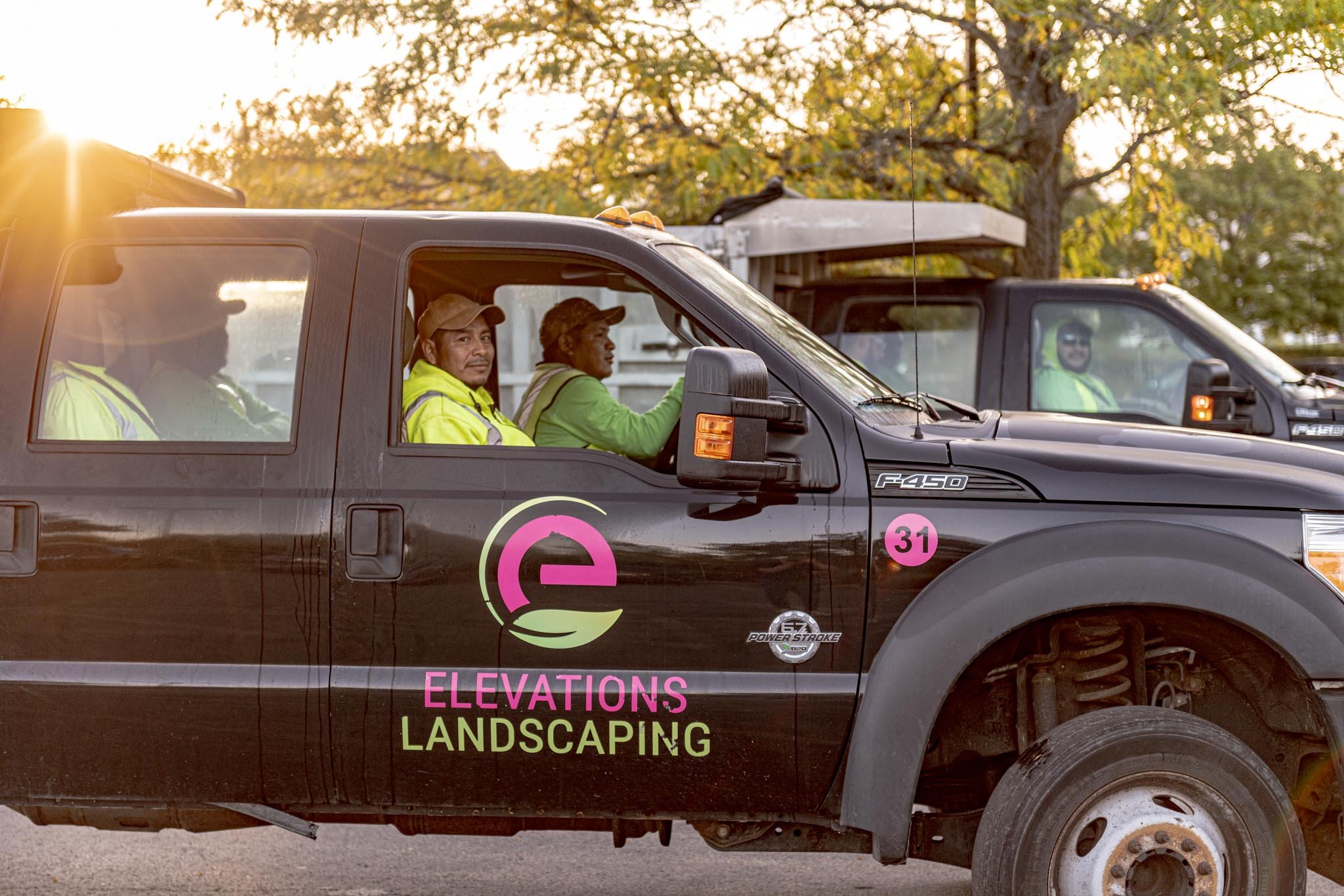 Commercial Landscape Maintenance Crew